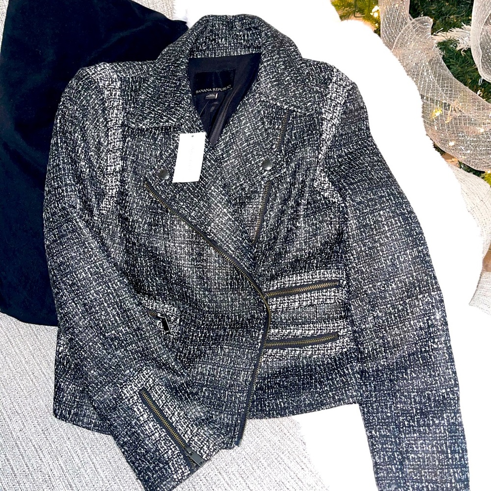 ✨ SALE - Banana Republic Grey Moto ✨